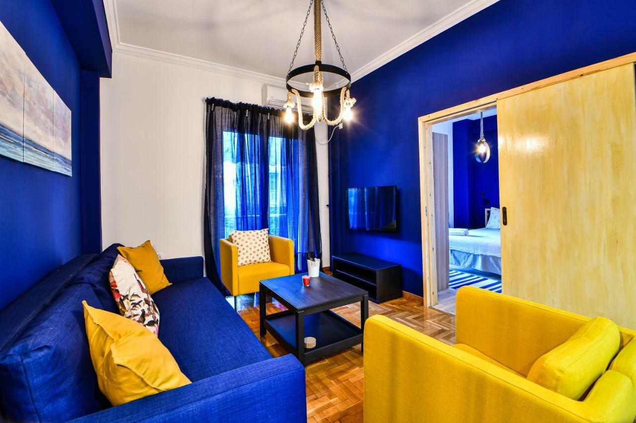 Cozy Blue Apartment By Zain Athen Exterior foto